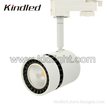 Super Brightness Bridgelux COB 12W LED Track Light/Track Spotlight-CE, RoHS, Angle Adjustable, 4 Wires 3 Circuits Adaptor